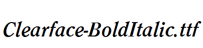 Clearface-BoldItalic.ttf