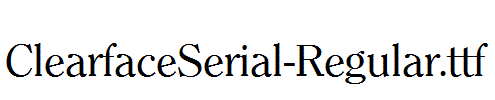 ClearfaceSerial-Regular.ttf