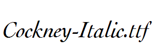 Cockney-Italic.ttf