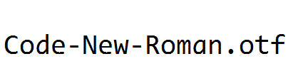 Code-New-Roman