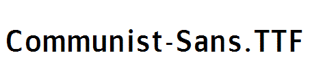 Communist-Sans