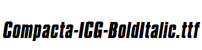 Compacta-ICG-BoldItalic.ttf