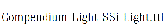 Compendium-Light-SSi-Light.ttf