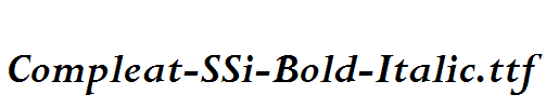 Compleat-SSi-Bold-Italic.ttf