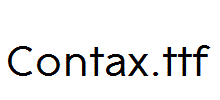 Contax.ttf