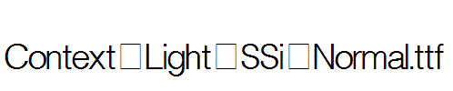 Context-Light-SSi-Normal.ttf