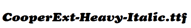 CooperExt-Heavy-Italic.ttf