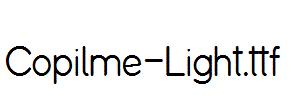 Copilme-Light.ttf