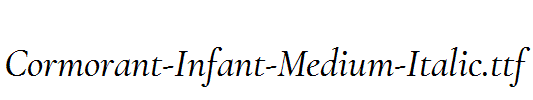 Cormorant-Infant-Medium-Italic