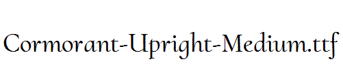 Cormorant-Upright-Medium