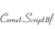 Cornet-Script.ttf
