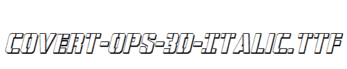 Covert-Ops-3D-Italic