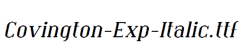 Covington-Exp-Italic