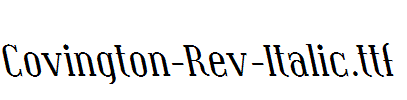 Covington-Rev-Italic