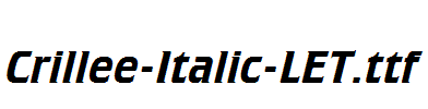 Crillee-Italic-LET.ttf