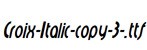 Croix-Italic-copy-3-.ttf