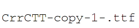 CrrCTT-copy-1-.ttf