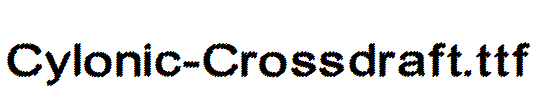 Cylonic-Crossdraft.ttf