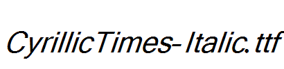 CyrillicTimes-Italic.ttf