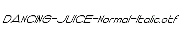 DANCING-JUICE-Normal-Italic.otf