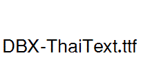 DBX-ThaiText.ttf