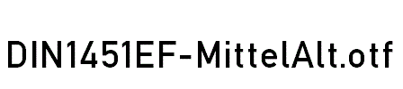 DIN1451EF-MittelAlt.otf