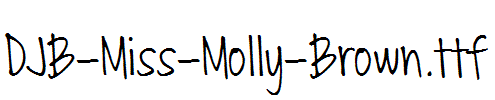DJB-Miss-Molly-Brown.ttf