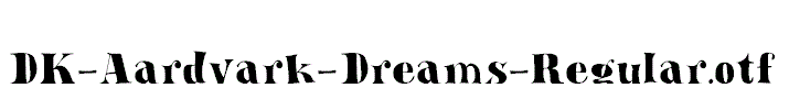 DK-Aardvark-Dreams-Regular