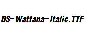 DS-Wattana-Italic.ttf