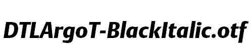 DTLArgoT-BlackItalic.otf