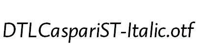 DTLCaspariST-Italic.otf