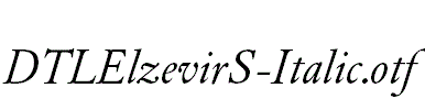 DTLElzevirS-Italic.otf