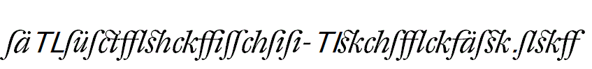 DTLFleischmann-TItalicAlt.otf