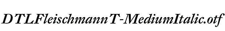 DTLFleischmannT-MediumItalic.otf