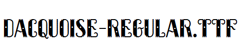 Dacquoise-Regular
