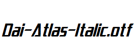 Dai-Atlas-Italic.otf