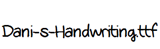 Dani-s-Handwriting.ttf