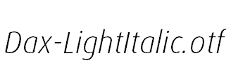 Dax-LightItalic.otf