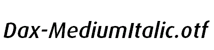 Dax-MediumItalic.otf