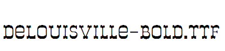 DeLouisville-Bold