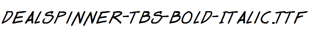 Dealspinner-TBS-Bold-Italic