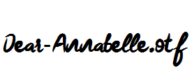 Dear-Annabelle
