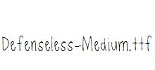 Defenseless-Medium.ttf