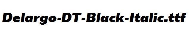 Delargo-DT-Black-Italic.ttf