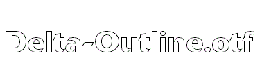 Delta-Outline.otf