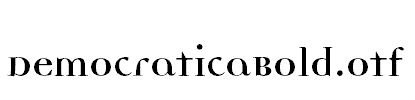 DemocraticaBold.otf