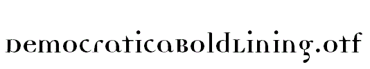 DemocraticaBoldLining.otf