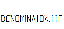 Denominator