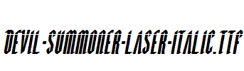 Devil-Summoner-Laser-Italic.ttf