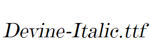 Devine-Italic.ttf